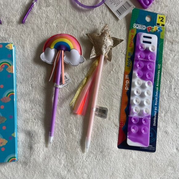 NWT Girls Bundle Notebook Pens Hair Accessories Etc. - Picture 8 of 11